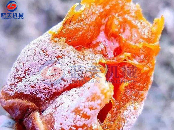 河南柿餅烘干機烘干現(xiàn)場